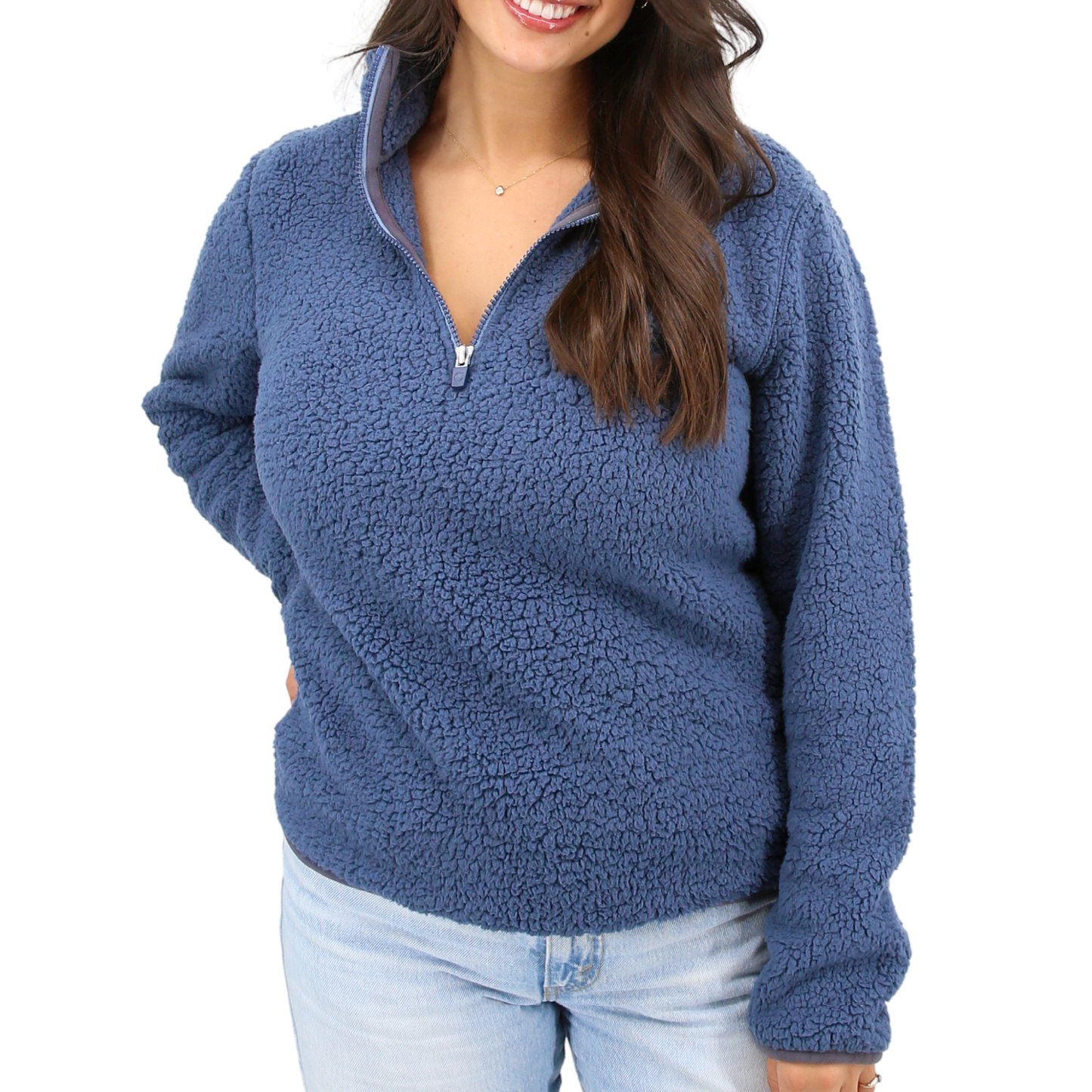 Sustainable Women’s Quarter Zip Sherpa