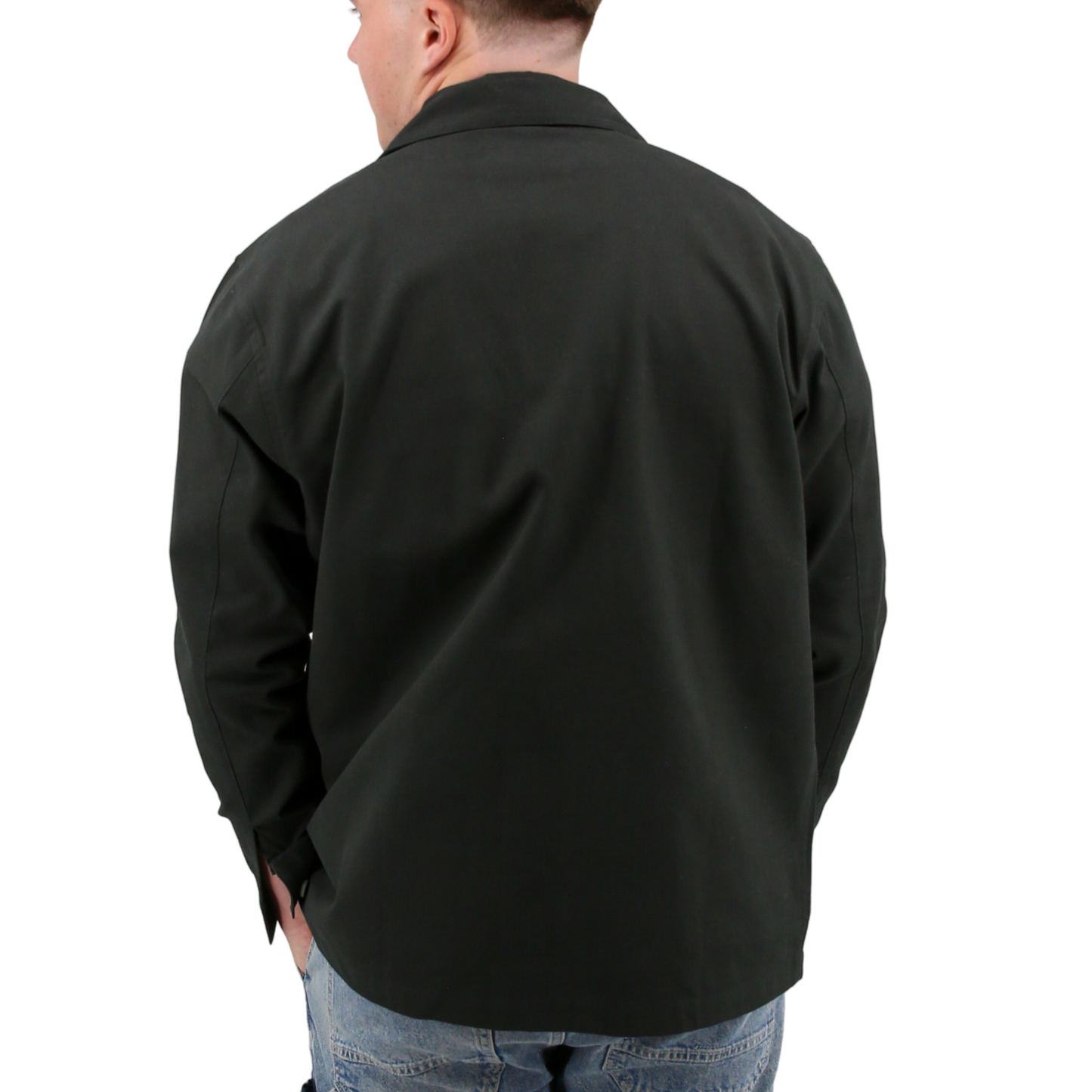 Organic Twill Flap Patch Pocket Shacket