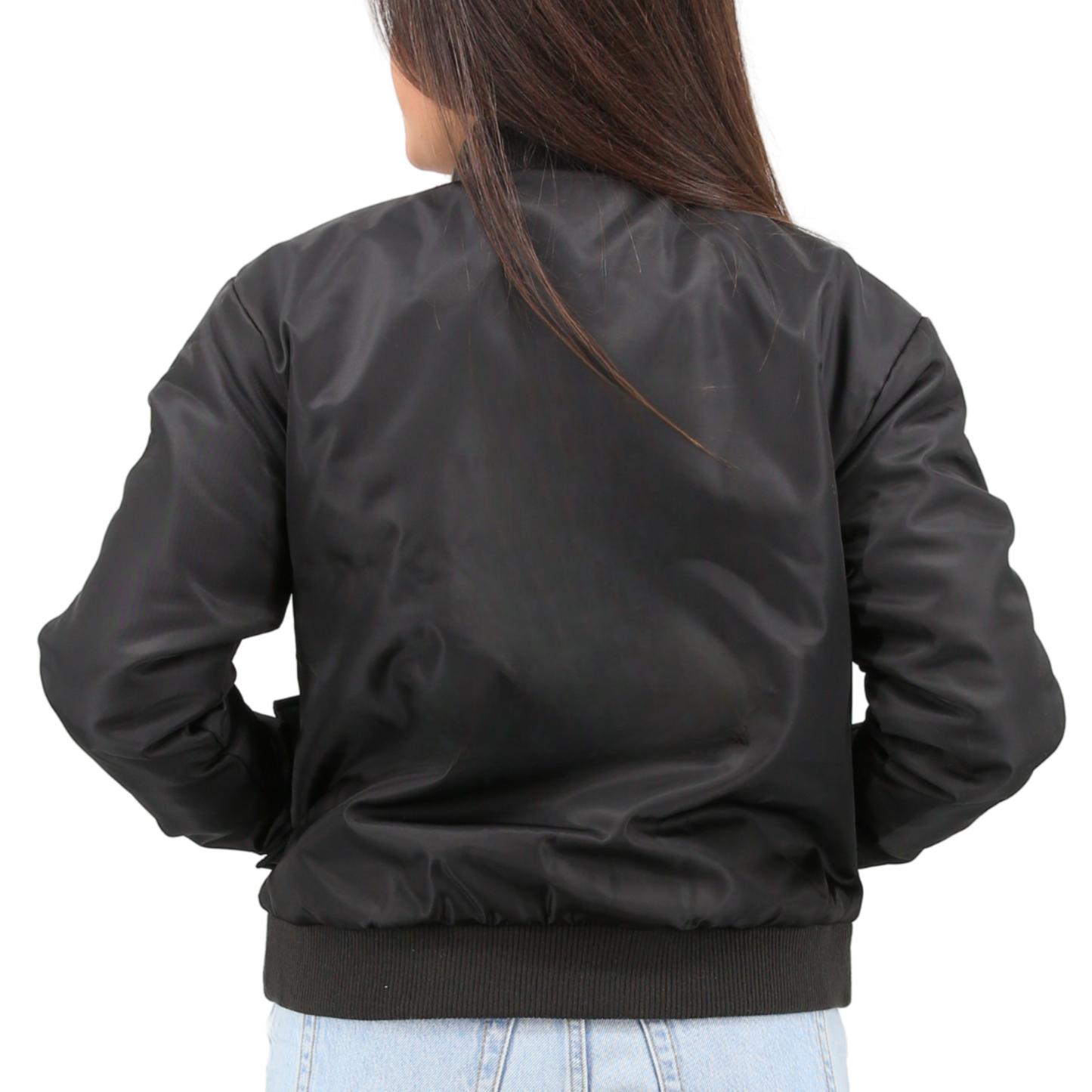 Recycled Baseball Collar Bomber Jacket