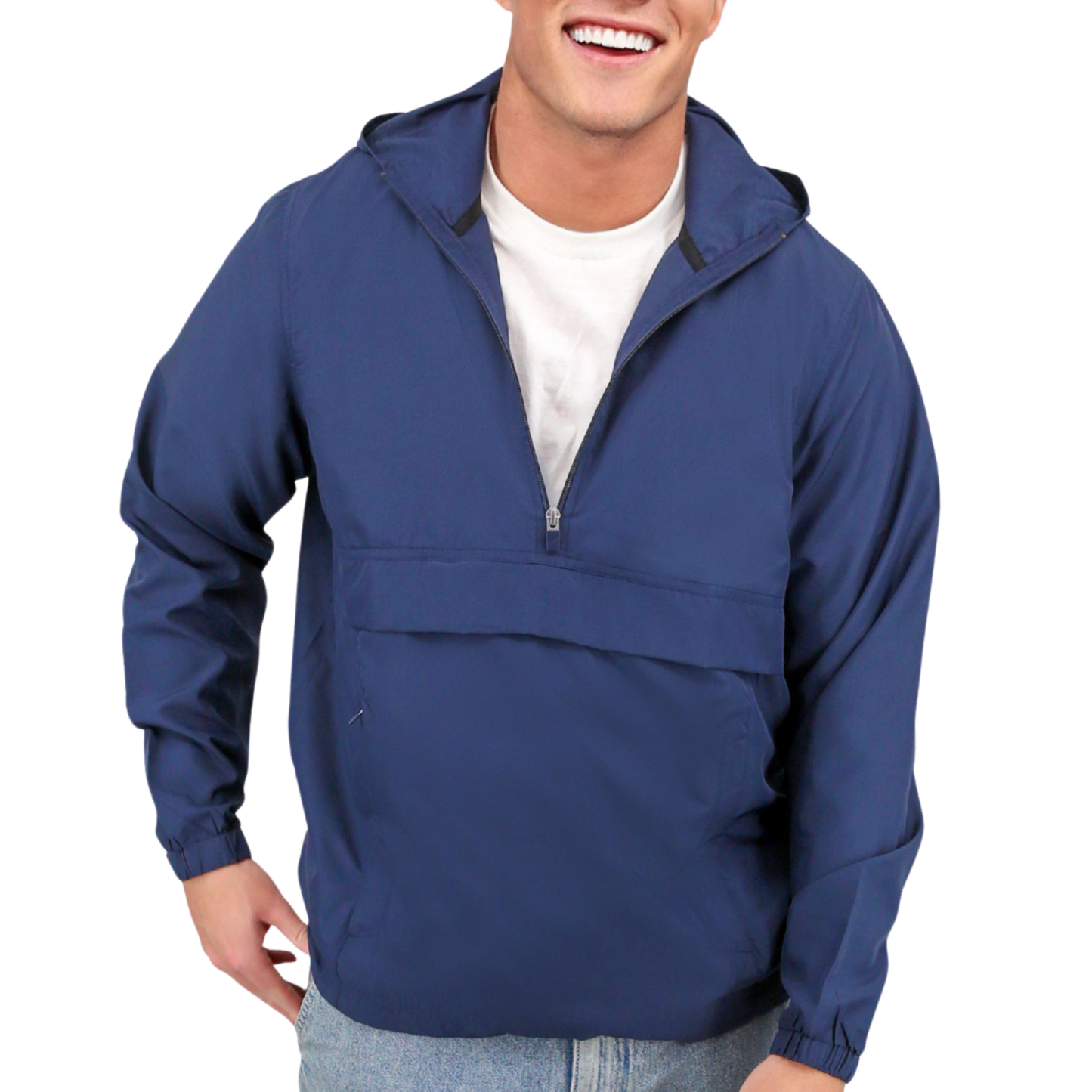 Recycled Quarter Zip Windbreaker