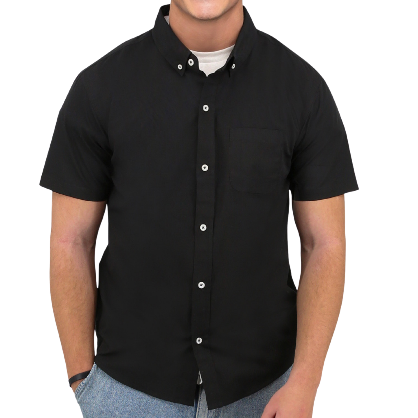 Organic Short Sleeve Woven Shirt