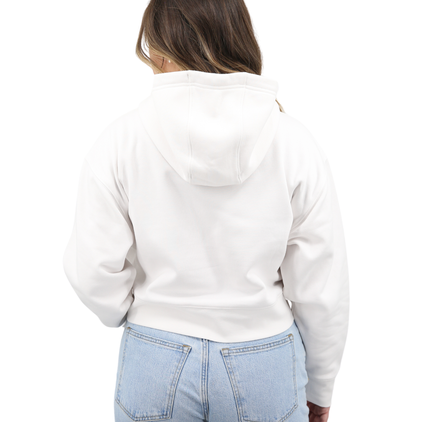 Organic Cotton Blend Crop Hoodie