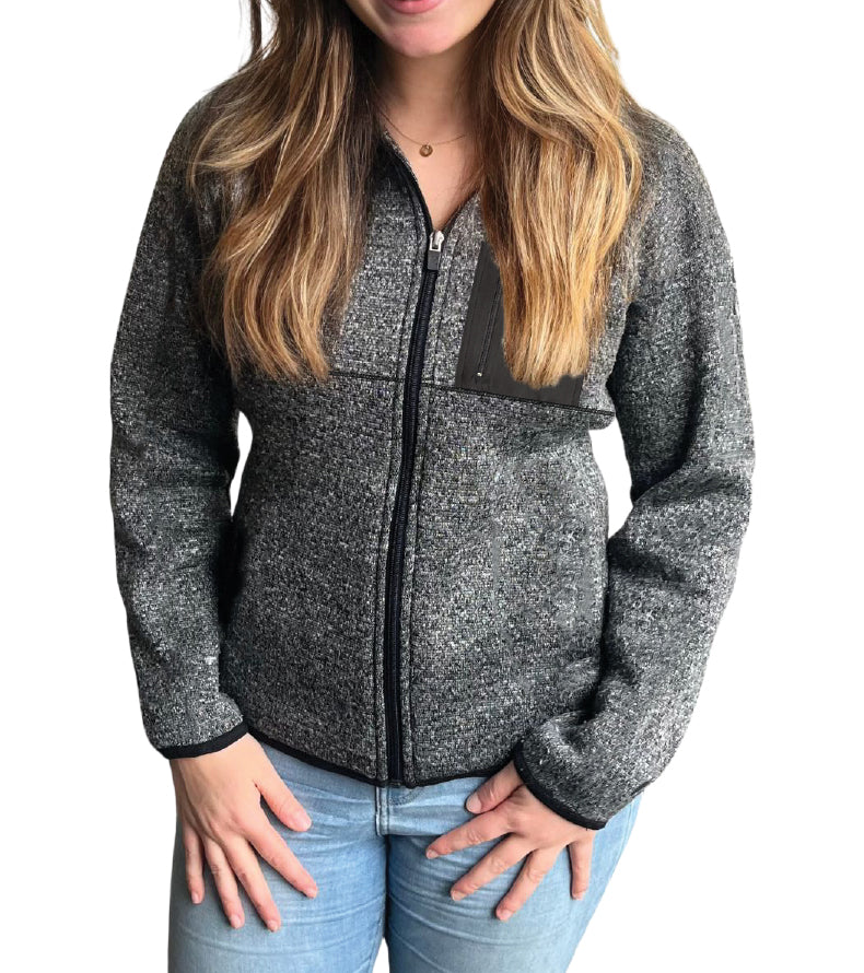Women's Recycled Full Zip Women’s Multi-Media Sweater Fleece
