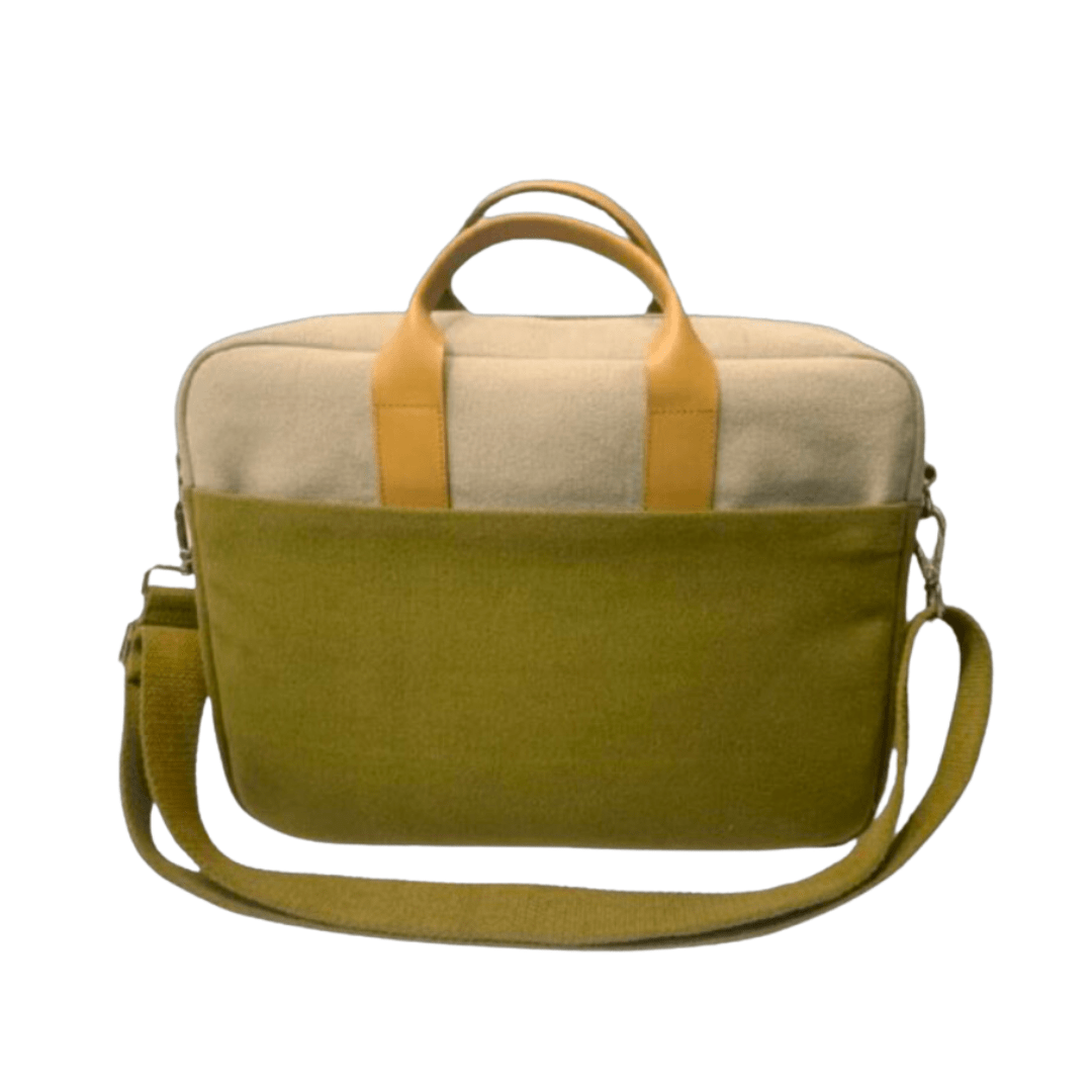 Commuter Canvas Briefcase - TO THE MARKET