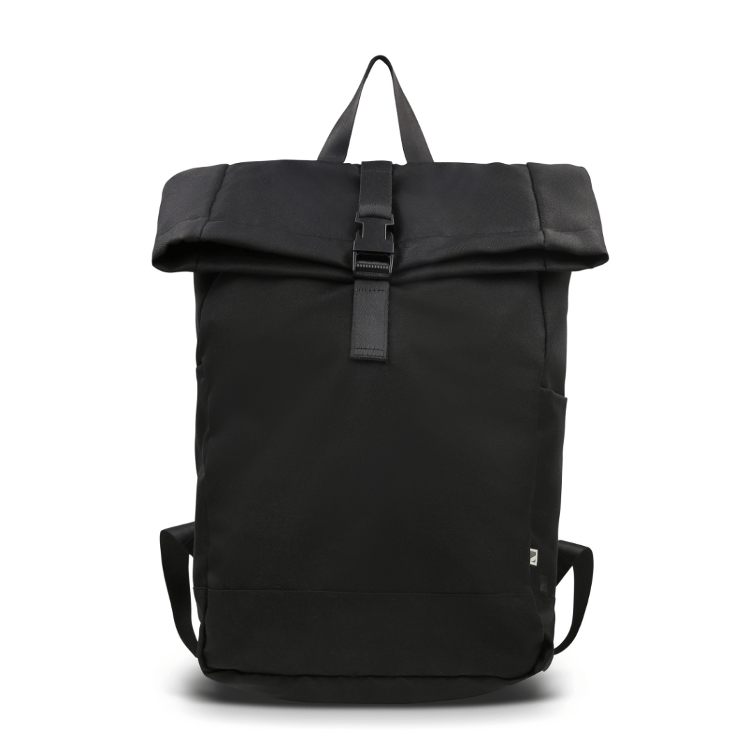Modern Matte Roll Top Backpack - TO THE MARKET