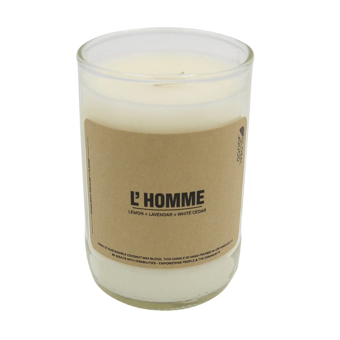 Reclaimed Bottle Candle - TO THE MARKET