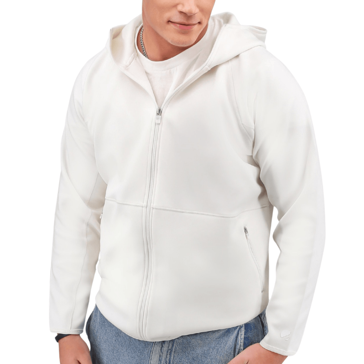 Sustainable Performance Fleece Full Zip Hoodie - TO THE MARKET