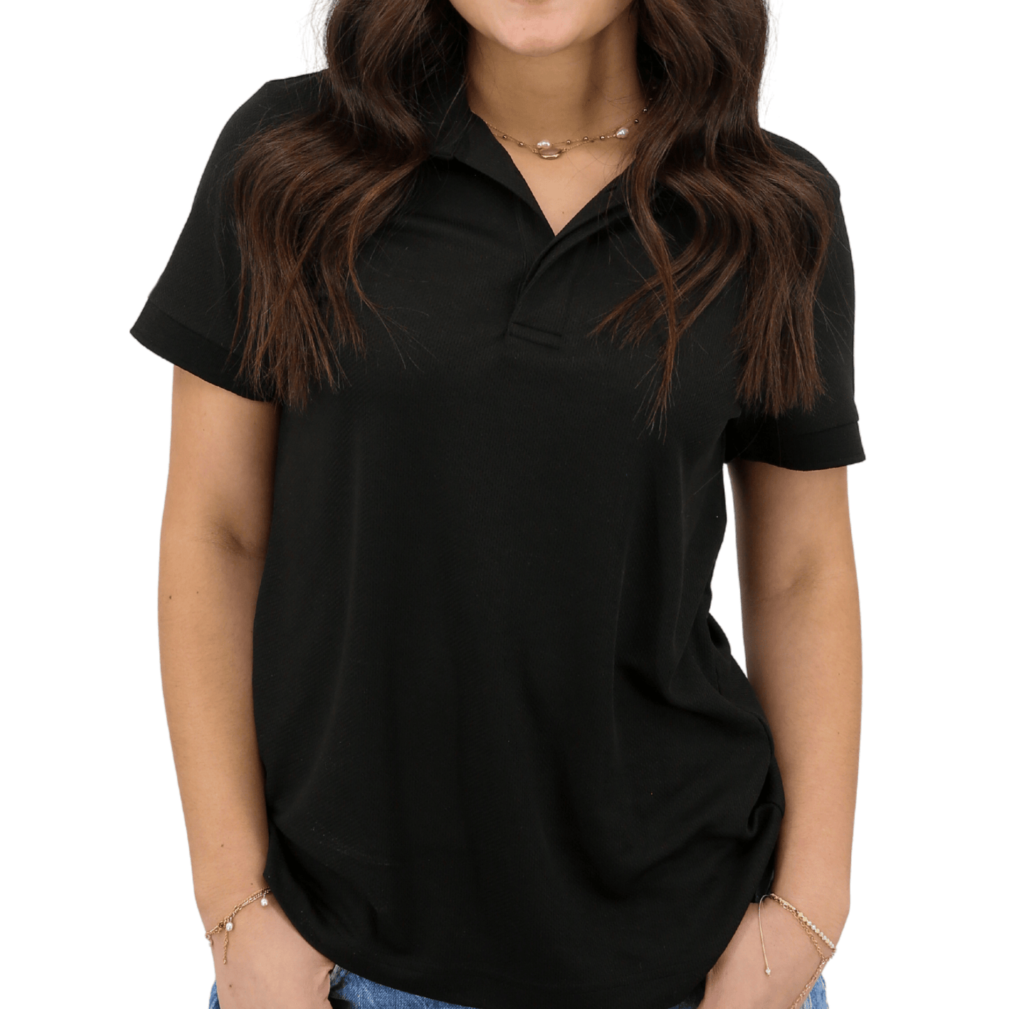 Women's Sustainable Performance Pique Polo Shirt - TO THE MARKET