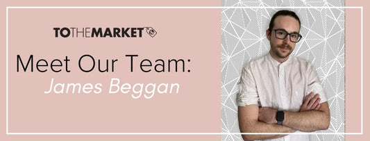 "Meet Our Team: James Beggan" with a headshot of James on the right