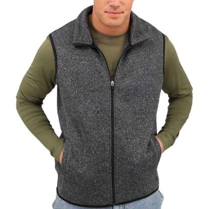 Men's Recycled Sweater Fleece Vest