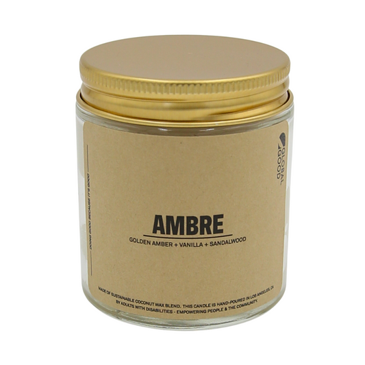 Glass Jar Candle with Lid