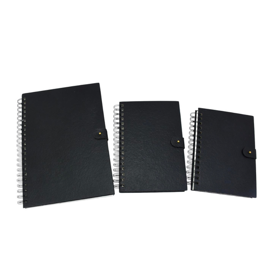 Recycled Banana Leather Spiral Notebook
