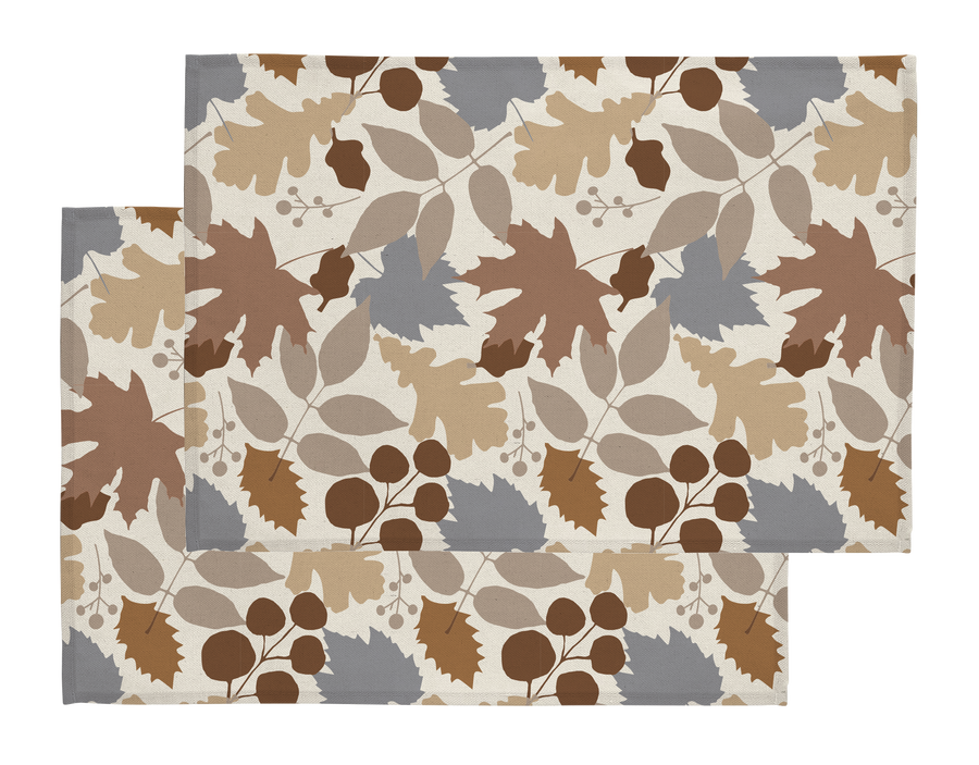 Placemat (Set of 2) - Layered Leaves