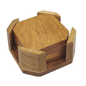 Coaster with Holder (Set of 4) - TO THE MARKET