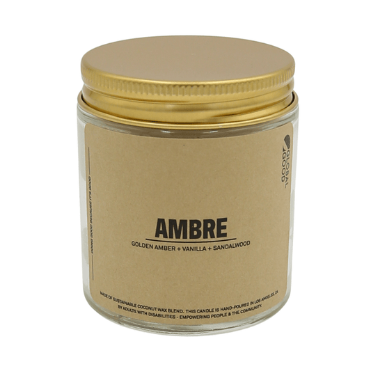 Glass Jar Candle with Lid - TO THE MARKET