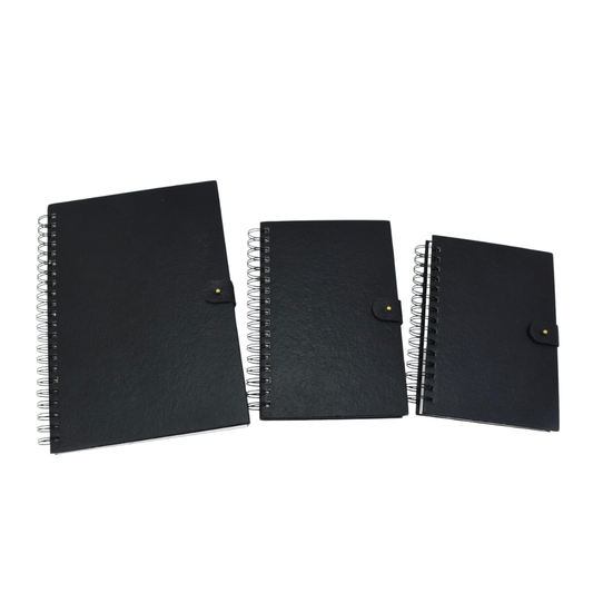 Recycled Banana Leather Spiral Notebook - TO THE MARKET