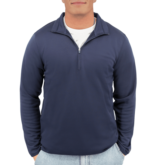 Sustainable Performance Jersey Fleece Quarter Zip - TO THE MARKET
