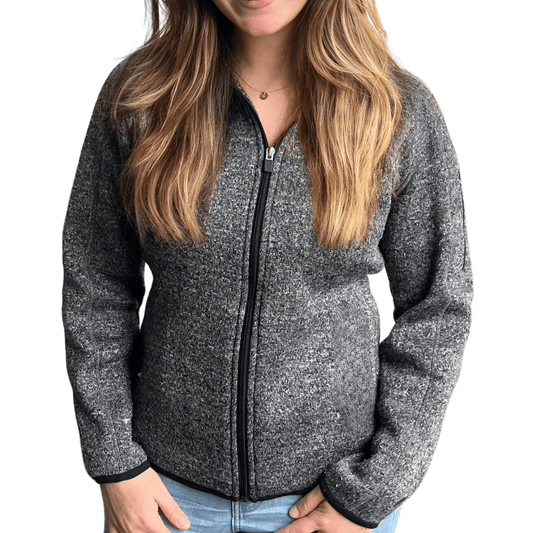 Women's Recycled Full Zip Women’s Multi - Media Sweater Fleece - TO THE MARKET