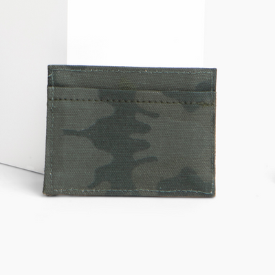 The Slim Wallet in Olive Camo
